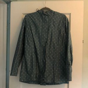 LL BEAN RAIN JACKET WORN ONCE